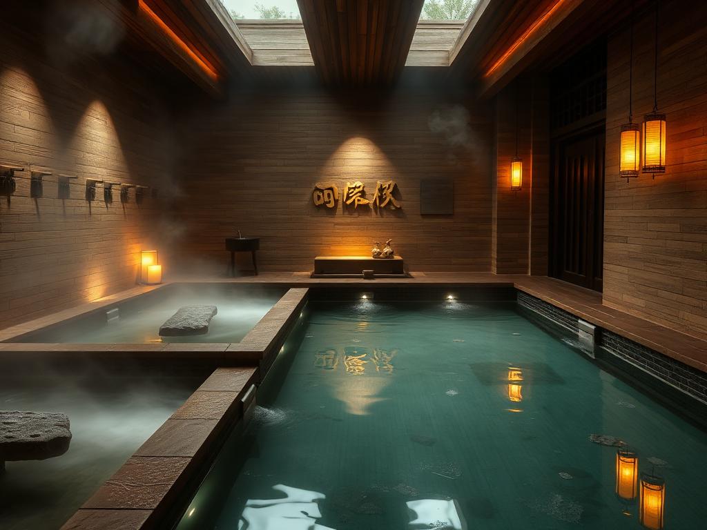 Unwind at a modern Chengdu bathhouse