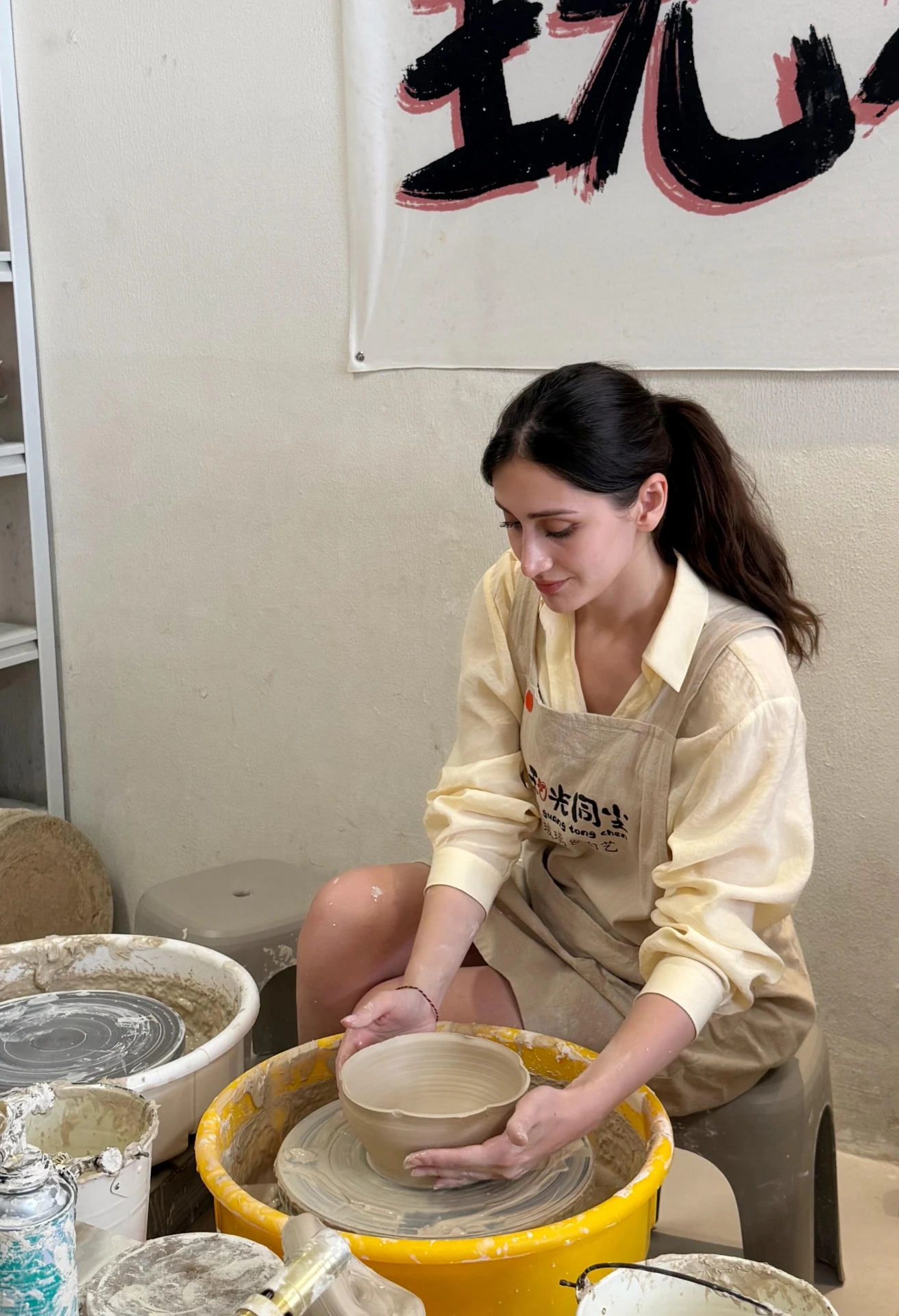 Shape clay with a third-generation Xi’an artisan