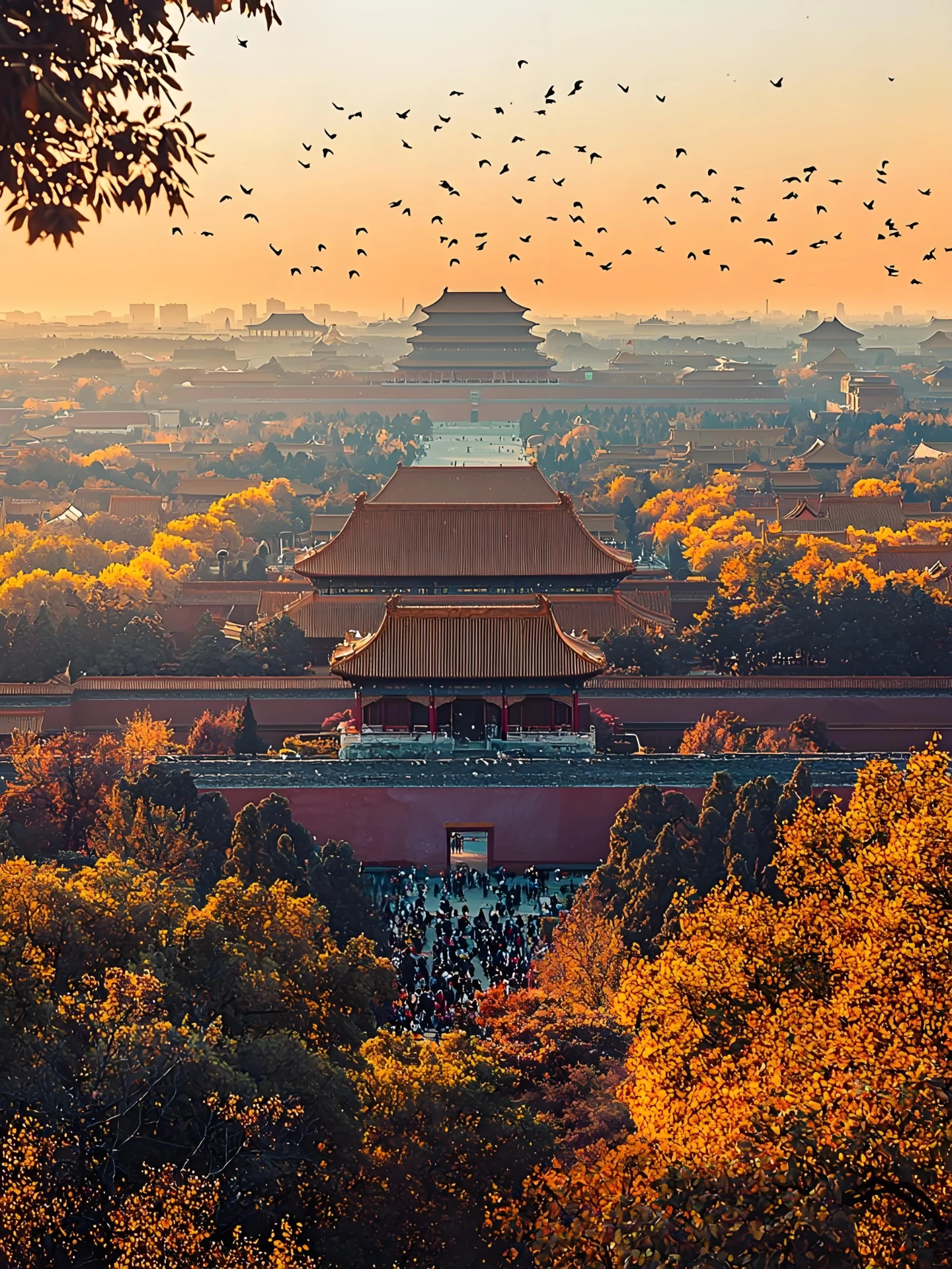The Forbidden City in autumn